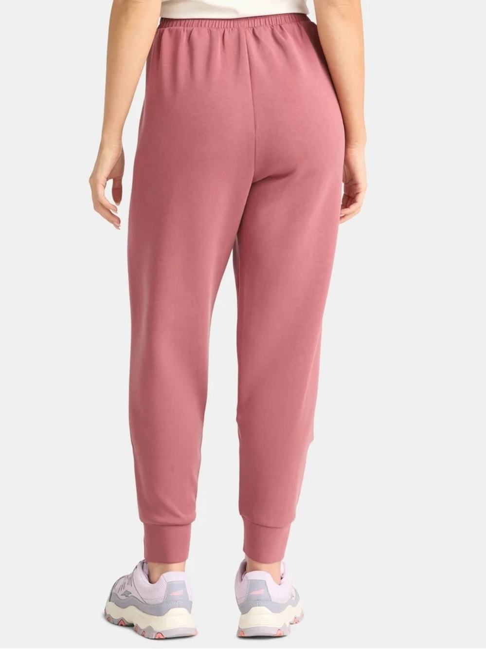 Avia Women's and Women's Plus ScubaKnit Pleat Joggers with Pockets - Picture 4 of 6
